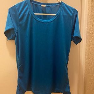 Sport-Tek. Blue Dri-fit. Short sleeve